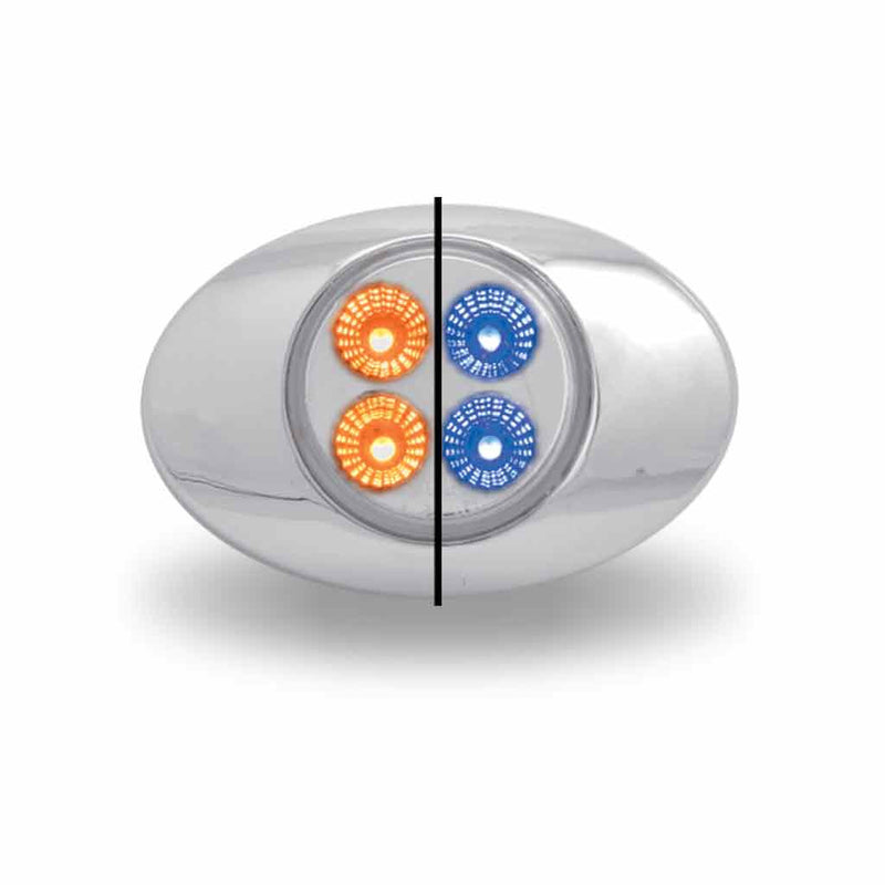 TLED-G2XAB Marker M3 Style Dual Revolution Amber/Blue LED (4 Diodes) m3 Gray