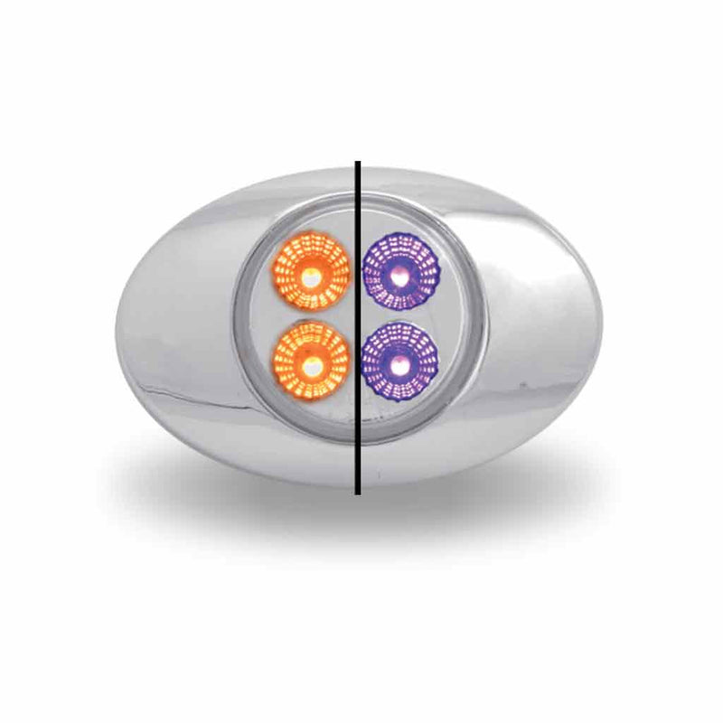TLED-G2XAP Marker M3 Style Dual Revolution Amber/Purple LED (4 Diodes) m3 Gray
