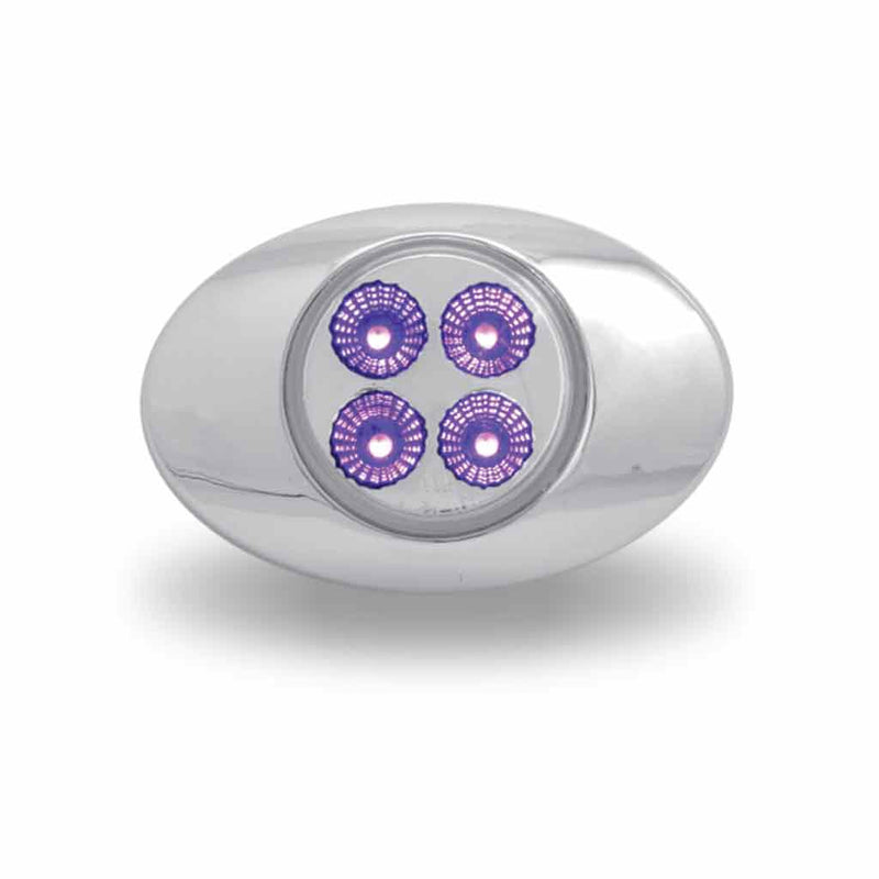 TLED-G2XAP Marker M3 Style Dual Revolution Amber/Purple LED (4 Diodes) m3 Gray