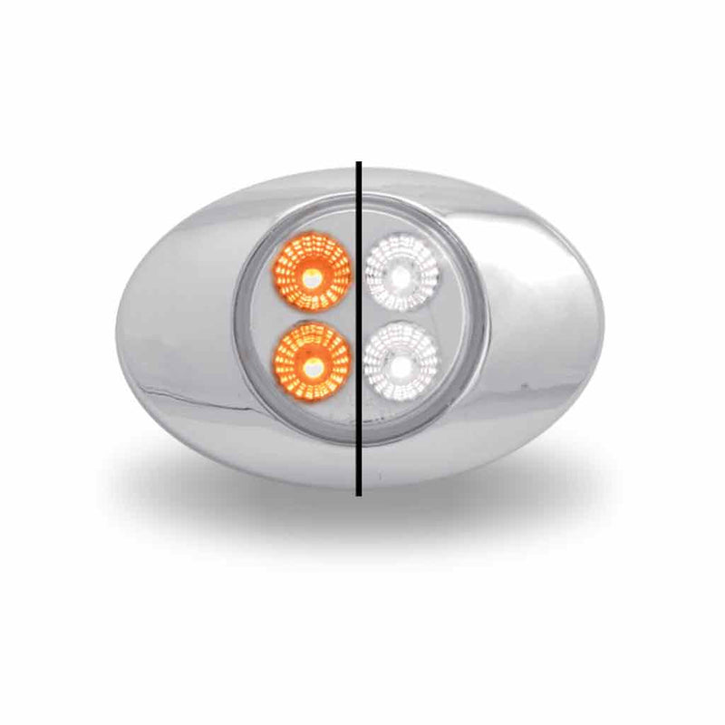 TLED-G2XAW Marker M3 Style Dual Revolution Amber/White LED (4 Diodes) m3 Gray