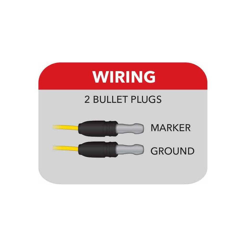 TLED-G2XCA Marker M3 Style Clear Amber LED (4 Diodes) m3 Light Gray