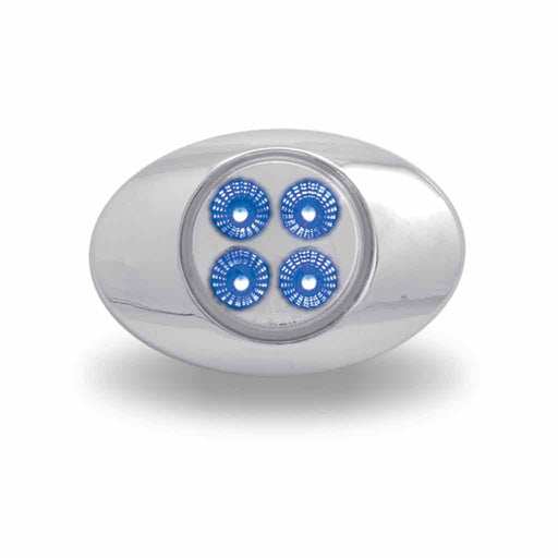 Gray Marker M3 Style Dual Revolution Red/Blue LED (4 Diodes) m3