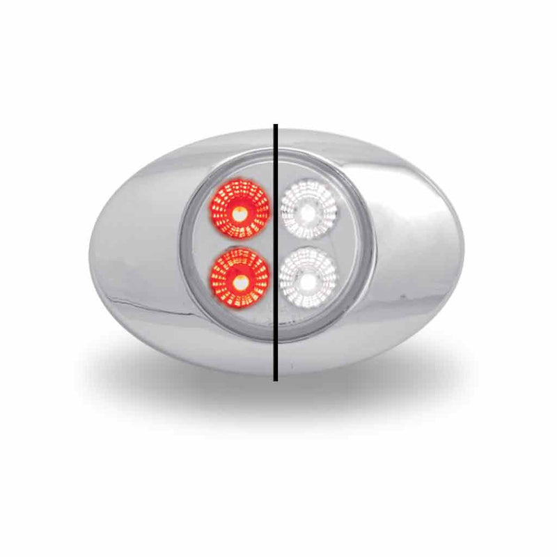 TLED-G2XRW Marker M3 Style Dual Revolution Red/White LED (4 Diodes) m3 Gray