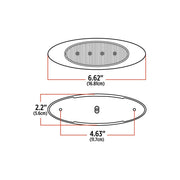 TLED-G4R Red LED Replacement for Panelite M1 (4 Diodes) PANELITE Light Gray
