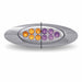 Gray Marker M1 Style Dual Revolution Amber/Purple LED (10 Diodes) #TLED-G4XAP MARKER