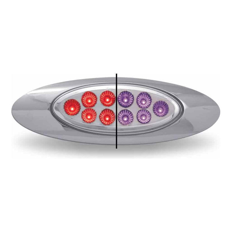 TLED-G4XRP Marker M1 Style Dual Revolution Red/Purple LED (10 Diodes) m1 Gray