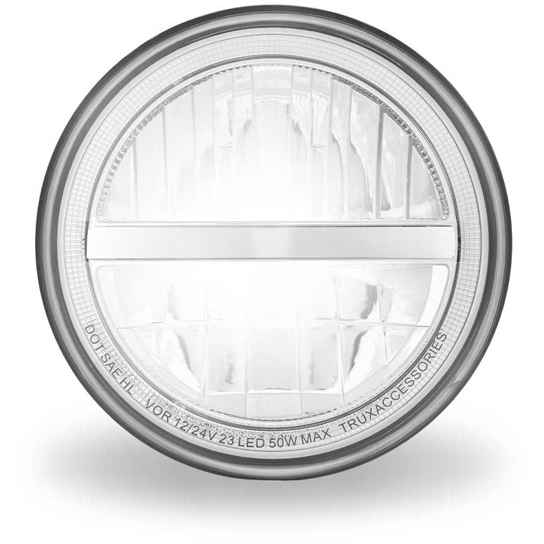 TLED-H118 7″ LED Reflector Headlight with Glow Position LED Accent – Combination High & Low Beam | 2200 Lumens 7" HEADLIGHT Lavender