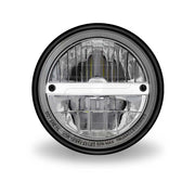 TLED-H119 7″ Heated LED Reflector Headlight with Glow Position LED Accent – Combination High & Low Beam | 2200 Lumens HEADLIGHT Light Slate Gray