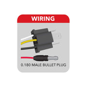 TLED-H119 7″ Heated LED Reflector Headlight with Glow Position LED Accent – Combination High & Low Beam | 2200 Lumens HEADLIGHT Light Gray