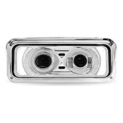 Universal LED Projector Headlight Assembly with Glow Position & Marker LED Accents (Choose Side and Color) HEADLIGHT Driver / Black,Driver / Chrome,Passenger / Black,Passenger / Chrome Light Gray