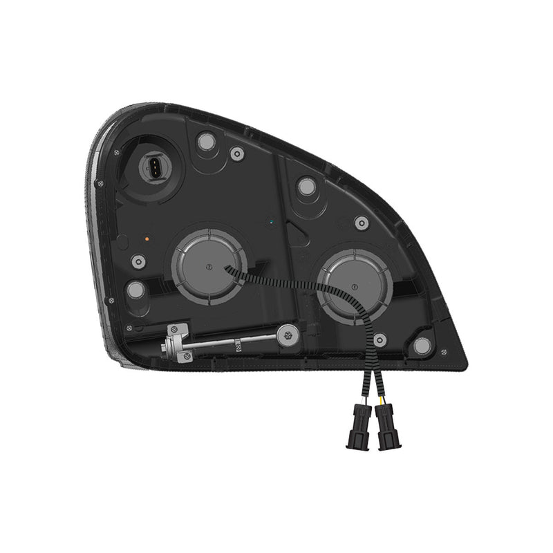 FTL. Cascadia LED Reflector Headlight Assembly – Black (Choose Side)