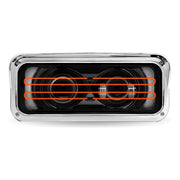 TLED-H136 Universal Heated LED Projector Headlight Assembly with Glow Position & Marker LED Accents – Black (Driver Side) HEADLIGHT Black