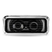 TLED-H137 Universal Heated LED Projector Headlight Assembly with Glow Position & Marker LED Accents – Black (Passenger Side) HEADLIGHT Black