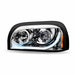 Light Gray TLED-H13 Freightliner Century Halogen Projector Headlight Assembly with LED Glow Position, Turn & Marker Accent – Chrome (Driver Side) HEADLIGHT