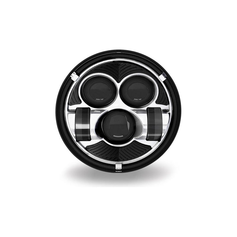 TLED-H38 5.75″ LED Projector Headlight – Combination High & Low Beam | 4500 Lumens HEADLIGHT Light Gray