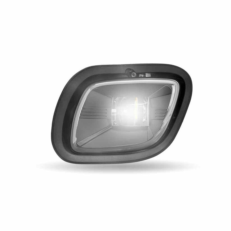 TLED-H44 Freightliner Cascadia LED Projector Fog Light – Black (Passenger Side) HEADLIGHT Light Slate Gray