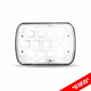 TLED-H52 5" x 7" Square Economy LED Headlight with Adapter Plug (1900 Lumens) - Not DOT Approved 5"x7" HEADLIGHT Brown