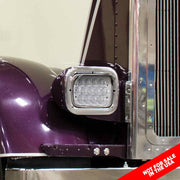TLED-H52 5" x 7" Square Economy LED Headlight with Adapter Plug (1900 Lumens) - Not DOT Approved 5"x7" HEADLIGHT Dark Slate Gray