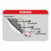 TLED-H66 Freightliner Cascadia LED Projector Headlight Assembly with LED Glow Position, Turn & Marker Accent – Chrome (Driver Side) HEADLIGHT Light Gray