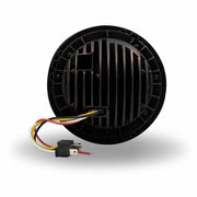 TLED-H70 7″ LED Projector Headlight with Glow Position LED Halo – Combination High & Low Beam | 3000 Lumens 7" HEADLIGHT Black