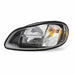 Gray TLED-H80 FREIGHTLINER M2/C2 LED Reflector Headlight Assembly with Side Marker – Black (Driver Side) HEADLIGHT