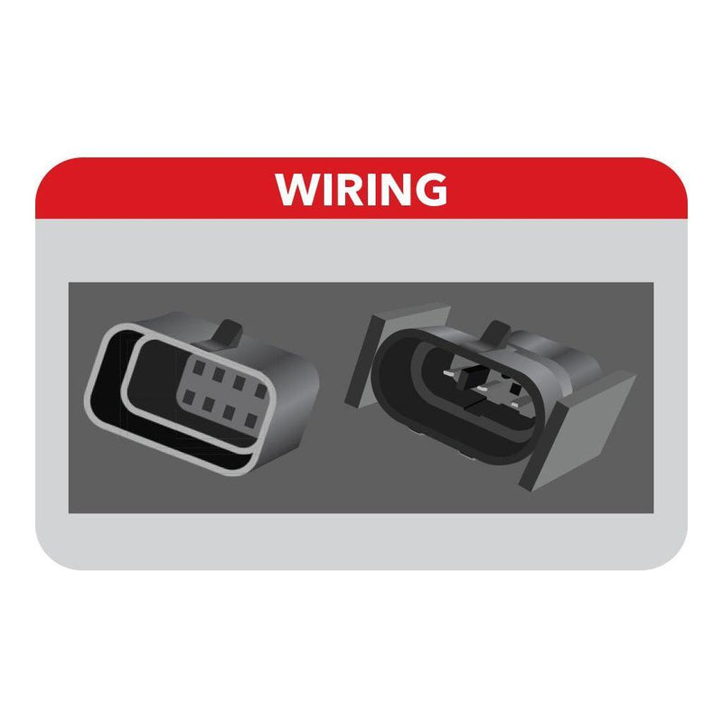 TLED-H81 M2/C2 LED Reflector Headlight Assembly with Side Marker – Black (Passenger Side) HEADLIGHT Light Gray