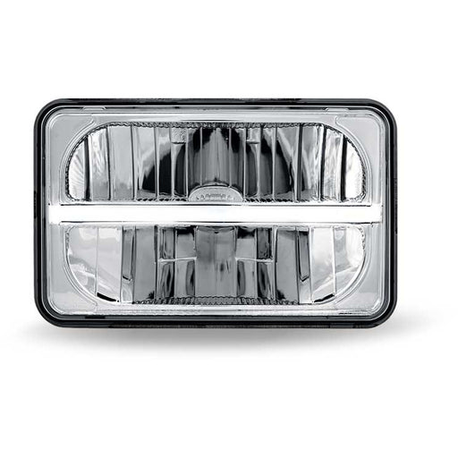 Gray TLED-H82 4″ x 6″ LED Reflector Headlight with Glow Position LED Accent – Low Beam | 2200 Lumens 4"X6" HEADLIGHT