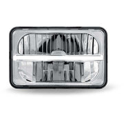 TLED-H83 4″ x 6″ LED Reflector Headlight with Glow Position LED Accent – High Beam | 2200 Lumens 4"X6" HEADLIGHT Gray