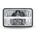 Gray TLED-H83 4″ x 6″ LED Reflector Headlight with Glow Position LED Accent – High Beam | 2200 Lumens 4"X6" HEADLIGHT