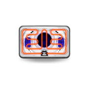 TLED-H92 4″ x 6″ Heated LED Projector Headlight with Optional Backlit Auxiliary – Low Beam | 1200 Lumens 4"X6" HEADLIGHT Light Gray