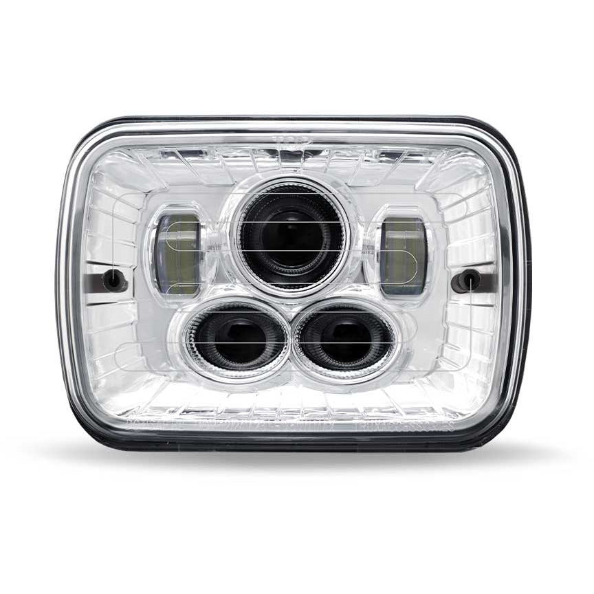 TLED-H95 5″ x 7″ Heated LED Projector Headlight – Combination High