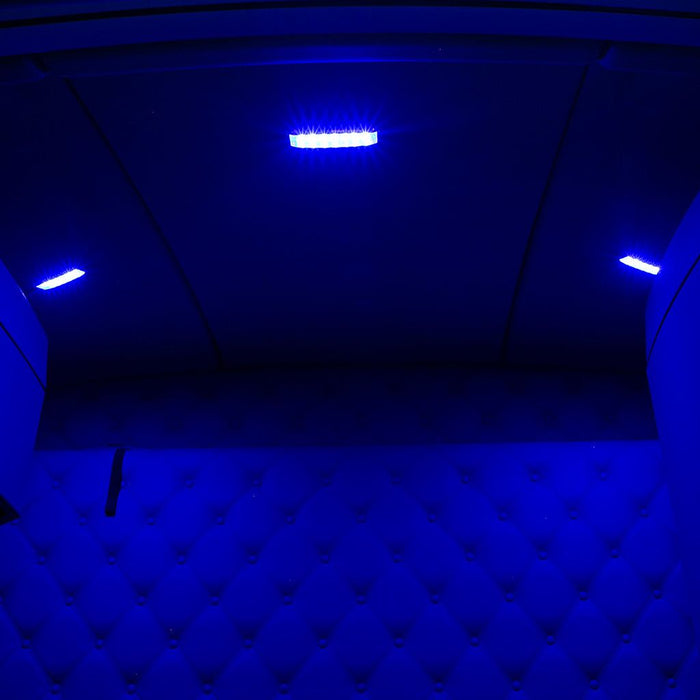 Midnight Blue Trux LED Interior Projector Dome Sleeper Light for Kenworth & Peterbilt 14 Diodes DOME LIGHT