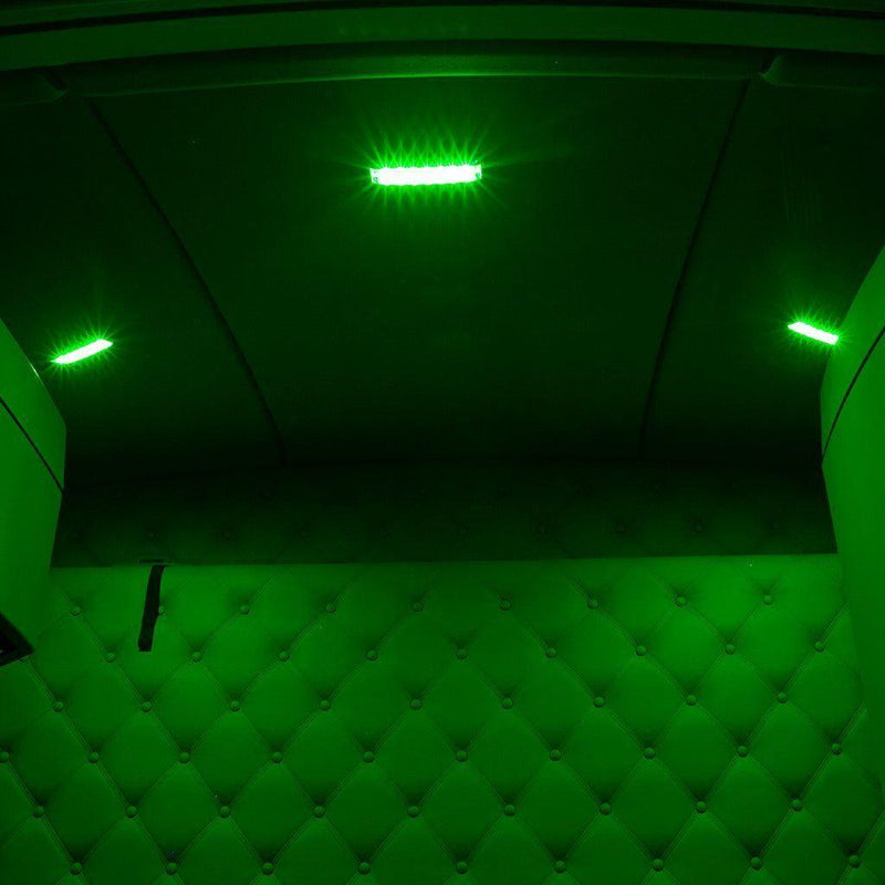 Trux LED Interior Projector Dome Sleeper Light for Kenworth & Peterbilt 14 Diodes DOME LIGHT Dark Green