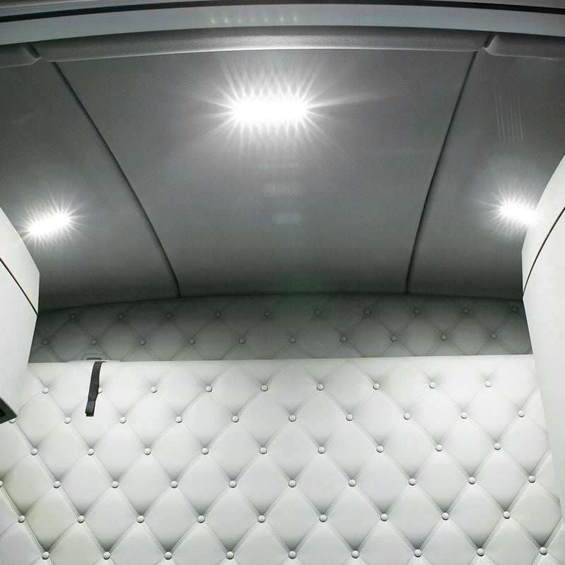 Trux LED Interior Projector Dome Sleeper Light for Kenworth & Peterbilt 14 Diodes DOME LIGHT Light Slate Gray