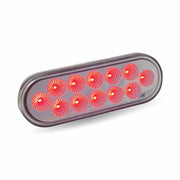 TLED-O12CR Oval Clear Red Stop, Turn & Tail LED (12 Diodes) 6" OVAL Rosy Brown