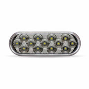 TLED-OBMW Oval Mirror White Back-Up LED (13 Diodes) BACK UP Gray