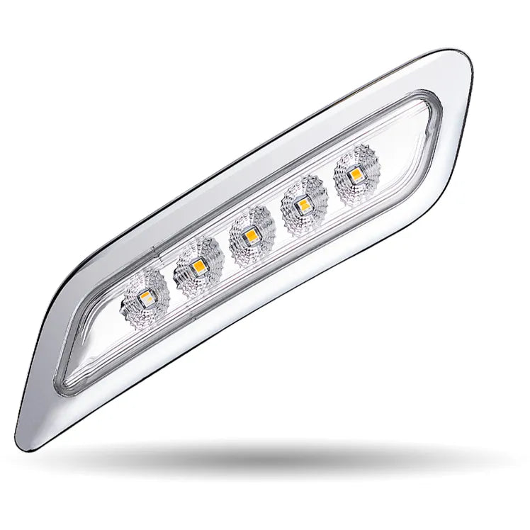 TLED-P100AG Amber to Green Peterbilt LED Door Light – 5 Diodes | Driver Side DOOR LIGHT Light Gray