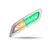 TLED-P200AG Amber to Green Peterbilt LED Door Light – 5 Diodes | Passenger Side DOOR LIGHT Light Gray