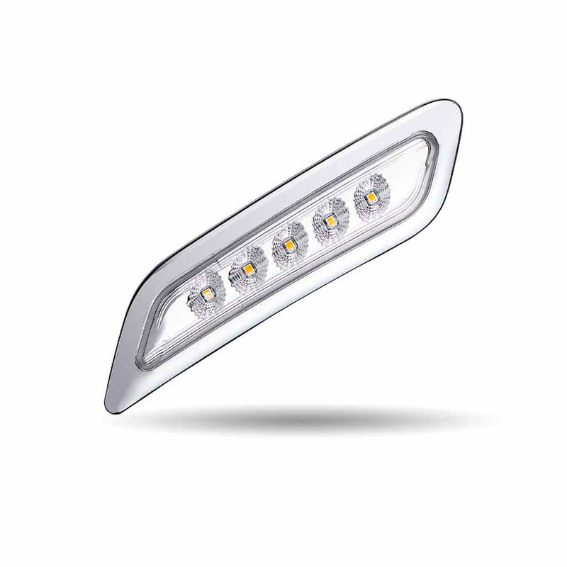 TLED-P200AP Amber to Purple Peterbilt LED Door Light – 5 Diodes | Passenger Side DOOR LIGHT Light Gray