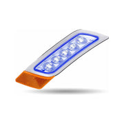 TLED-P400AB Amber to Blue Peterbilt LED Fender Light – 5 Diodes | Passenger Side FENDER LIGHT Light Gray
