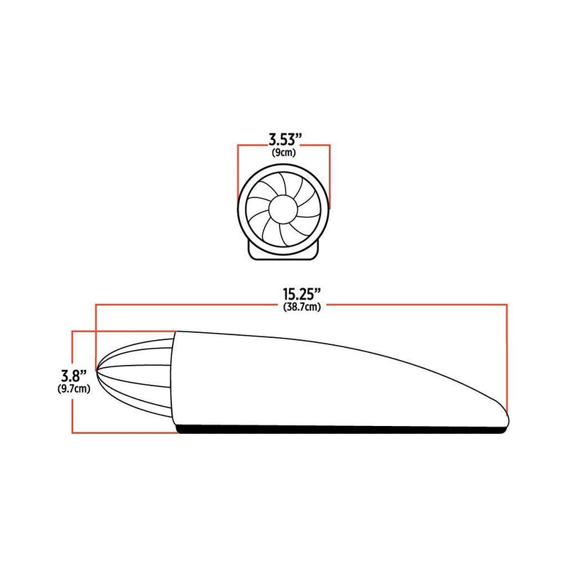 TLED-PCAB2XAG Peterbilt Bullet Dual Revolution Cab LED with Housing (Amber/Green) (19 Diodes) CAB LIGHT Beige