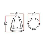 TLED-PCAB Peterbilt Bullet Cab Amber LED (19 Diodes) CAB LIGHT Lavender