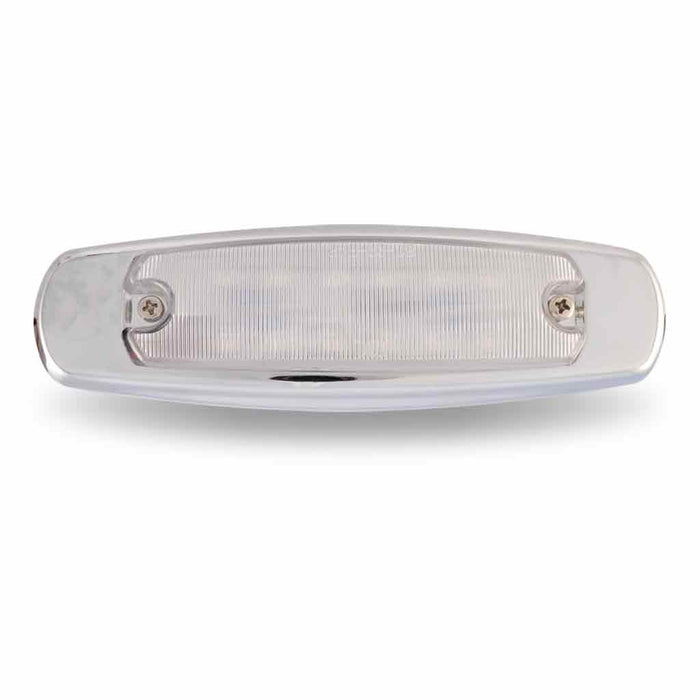 Light Gray Peterbilt Clear Amber LED (12 Diodes) MARKER