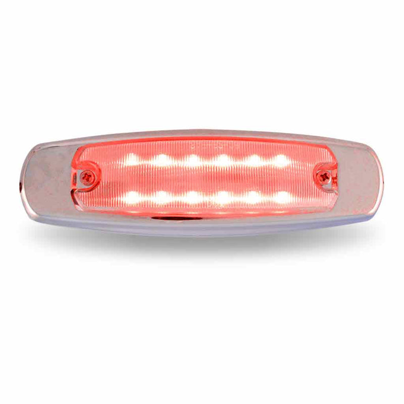 TLED-PETCR Peterbilt Clear Red LED (12 Diodes) MARKER Gray