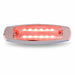 Gray Peterbilt Clear Red LED (12 Diodes) MARKER