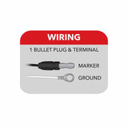 TLED-PETR Peterbilt Red LED (12 Diodes) MARKER Light Gray