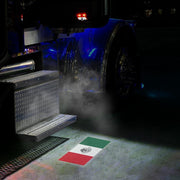 Trux LED Projector Door Light for Kenworth/Peterbilt (OEM fitment) (Choose Style) DOOR LIGHT Mexico Flag Passenger side Black