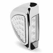 TLED-PSHXG Peterbilt Side Headlight Triangle Dual Revolution Amber/Green LED (24 Diodes) PETERBILT SIDE HEADLIGHT Light Gray