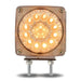 Dark Khaki Super Diode Double Face Double Post Square Clear LED - Driver Side (38 Diodes) DOUBLE FACE