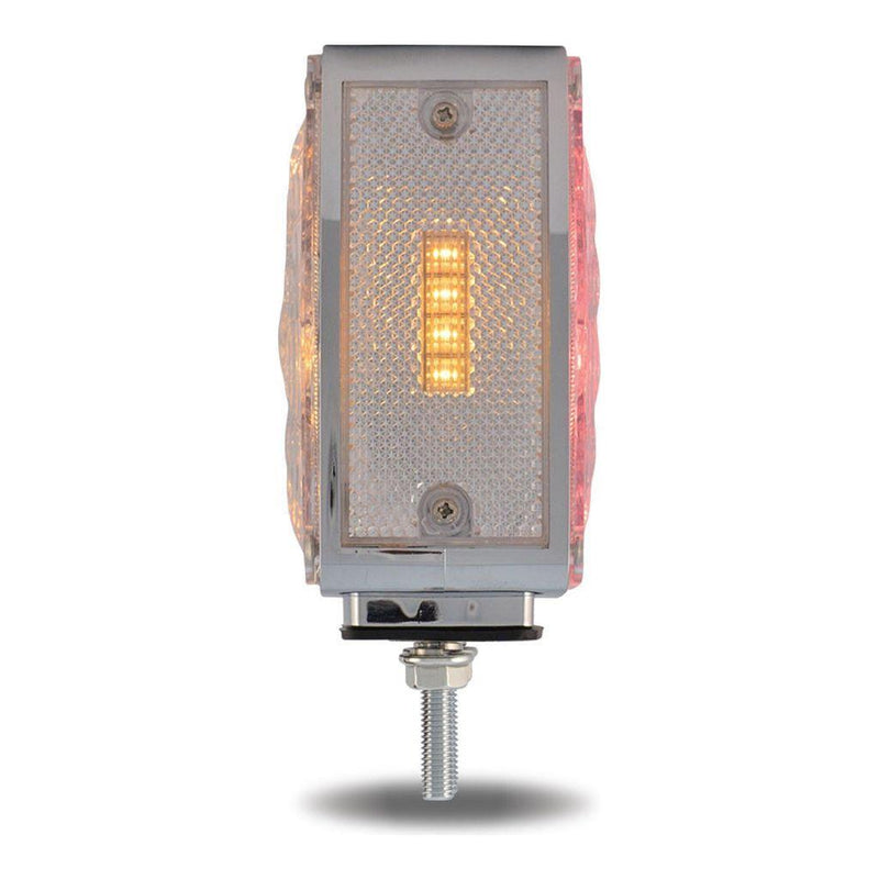 TLED-SDFL3C Super Diode Double Face Double Post Square Clear LED - Driver Side (38 Diodes) DOUBLE FACE Rosy Brown